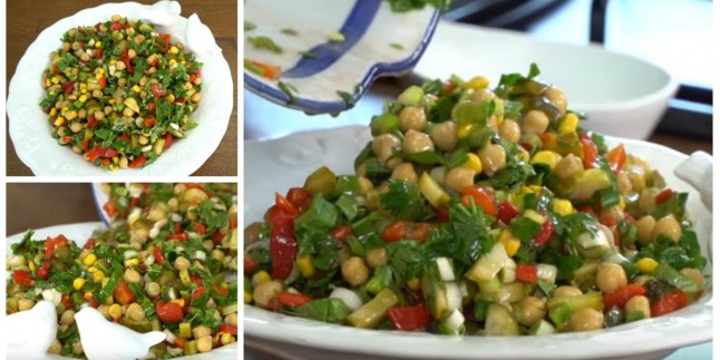 Tok Tutar: Haşlanmış Nohut Salatası Tarifi