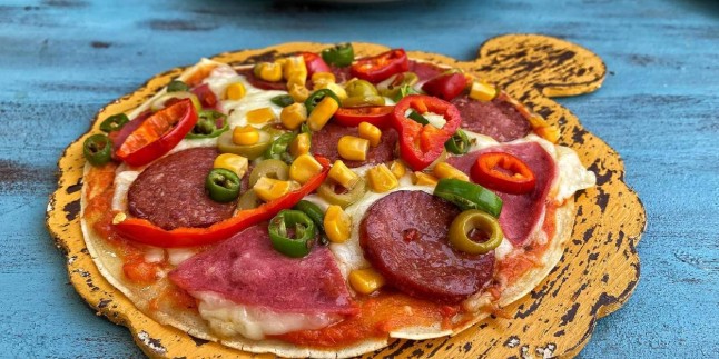 Hamur Mayalamaya Son: Krep Pizza Tarifi