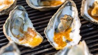 Grilled Oysters with Spicy Miso Butter
