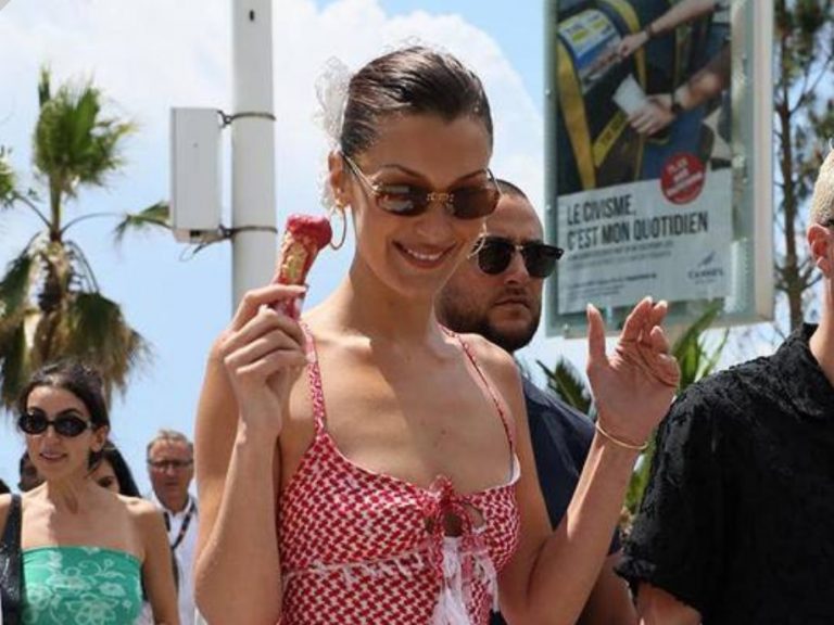 Bella Hadid left her mark on the Cannes film festival and dazzled with