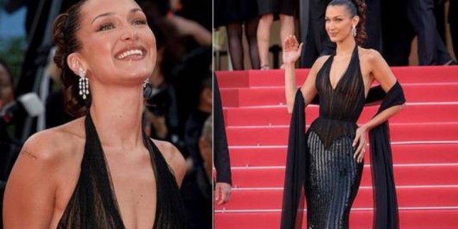 Bella Hadid left her mark on the Cannes film festival and dazzled with her elegance and beauty on the red carpet